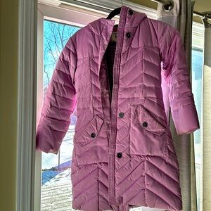 Lilac lands’ end long parka girls 7-8